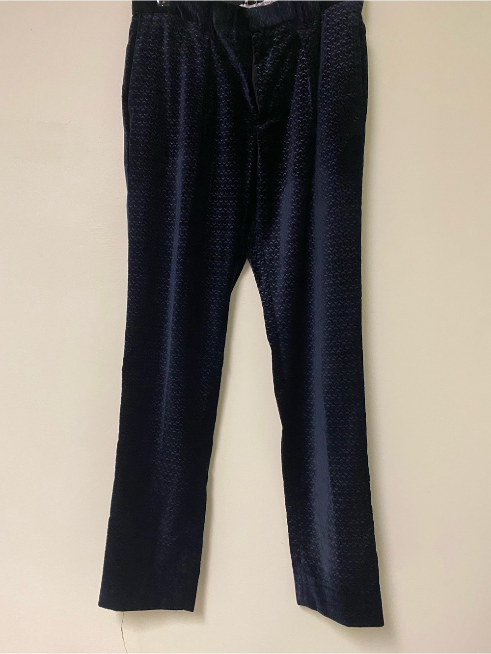 Emporio Armani Men's Dark Navy Corduroy Pants